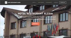 Desktop Screenshot of hotelalesia.ro